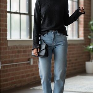 Black dressy work shirt